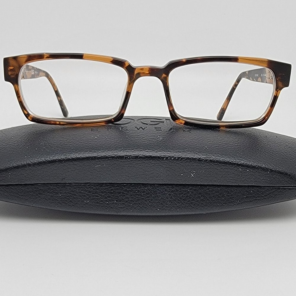 OGI Eyewear Evolution 3103/450 Tortoise Chop Eyeglasses Frame w/ Case Japan 51mm
